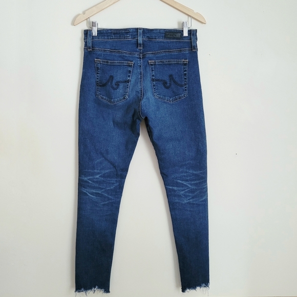AG Adriano Goldschmied | The Farrah High Rise Skinny Ankle Raw Hem Jean - 29R - Picture 9 of 16